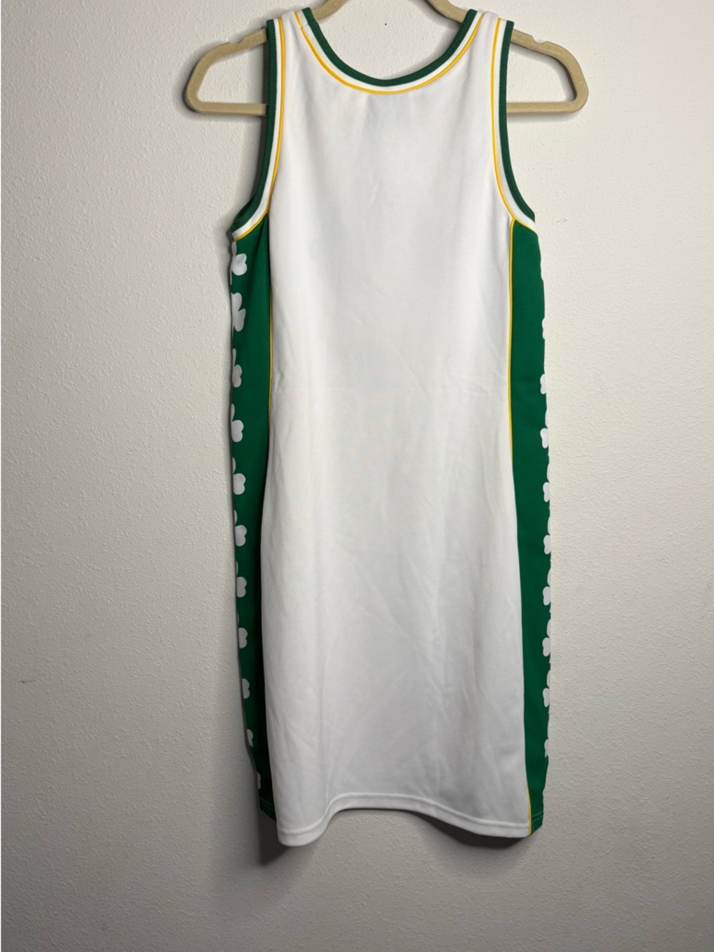 Vintage White and Green Celtics Midi Dress - Picture 3 of 6